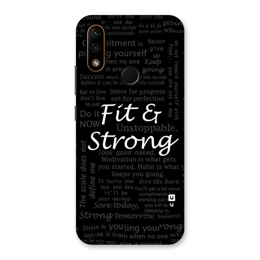 Fit And Strong Back Case for Lenovo A6 Note