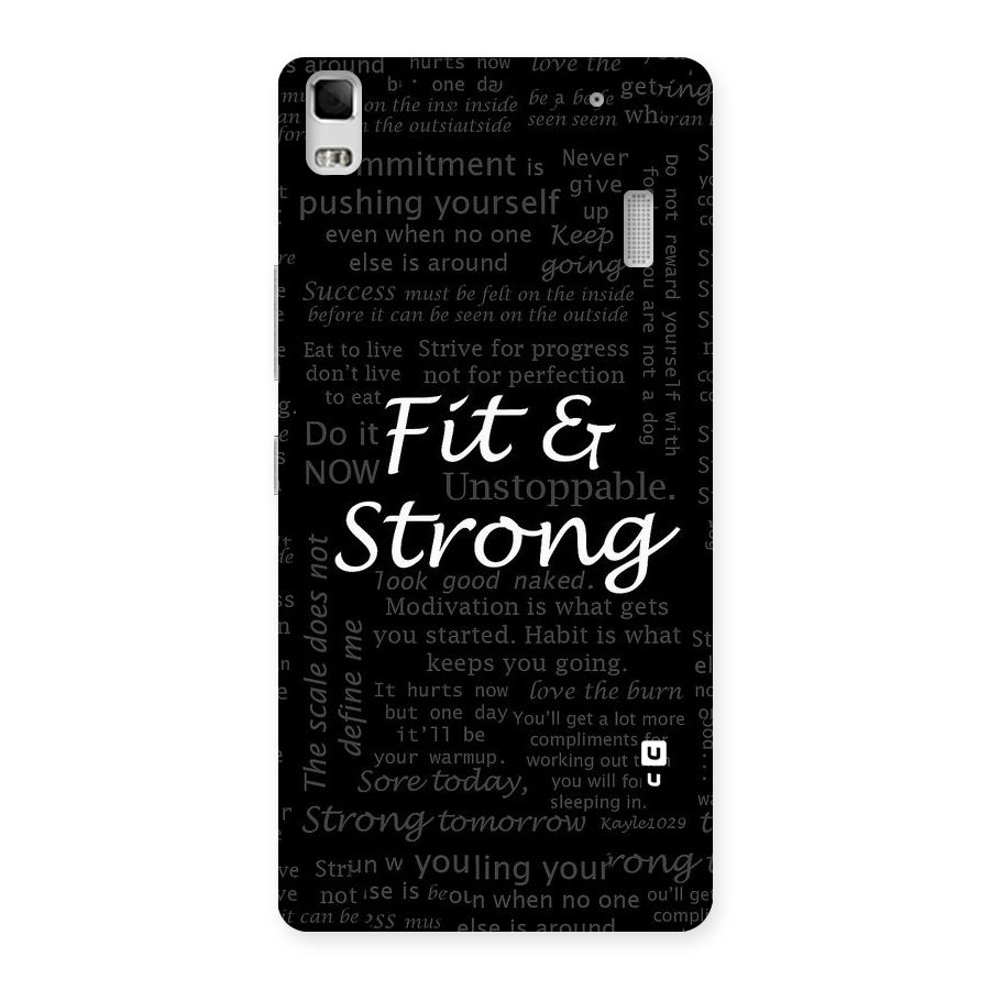 Fit And Strong Back Case for Lenovo K3 Note