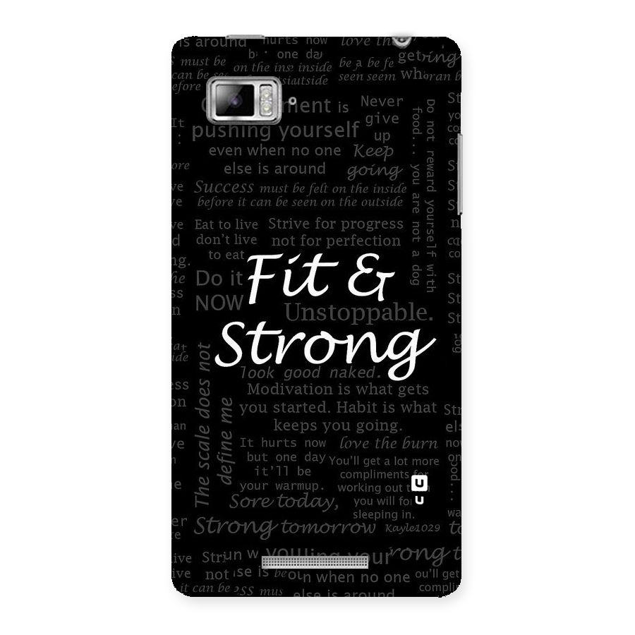 Fit And Strong Back Case for Lenovo Vibe Z K910