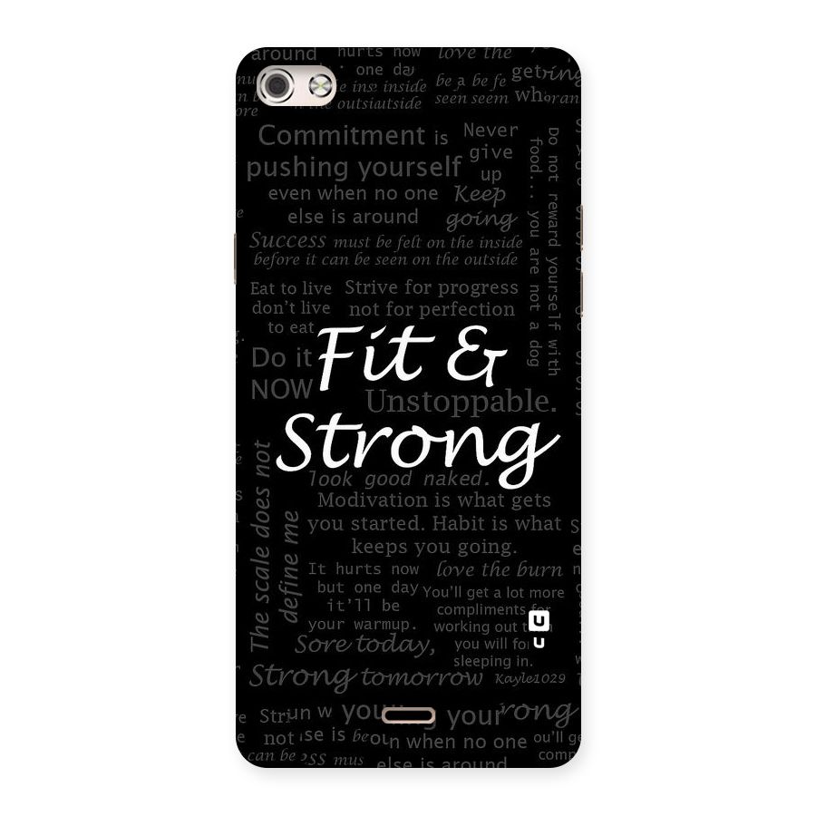 Fit And Strong Back Case for Micromax Canvas Silver 5