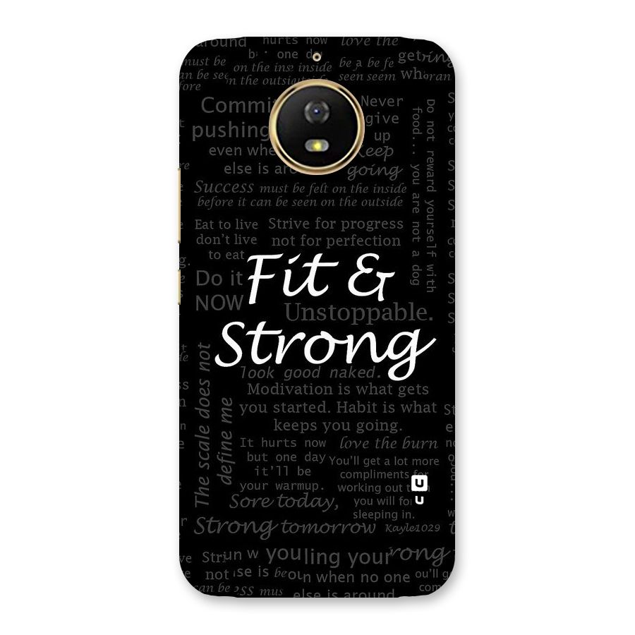 Fit And Strong Back Case for Moto G5s