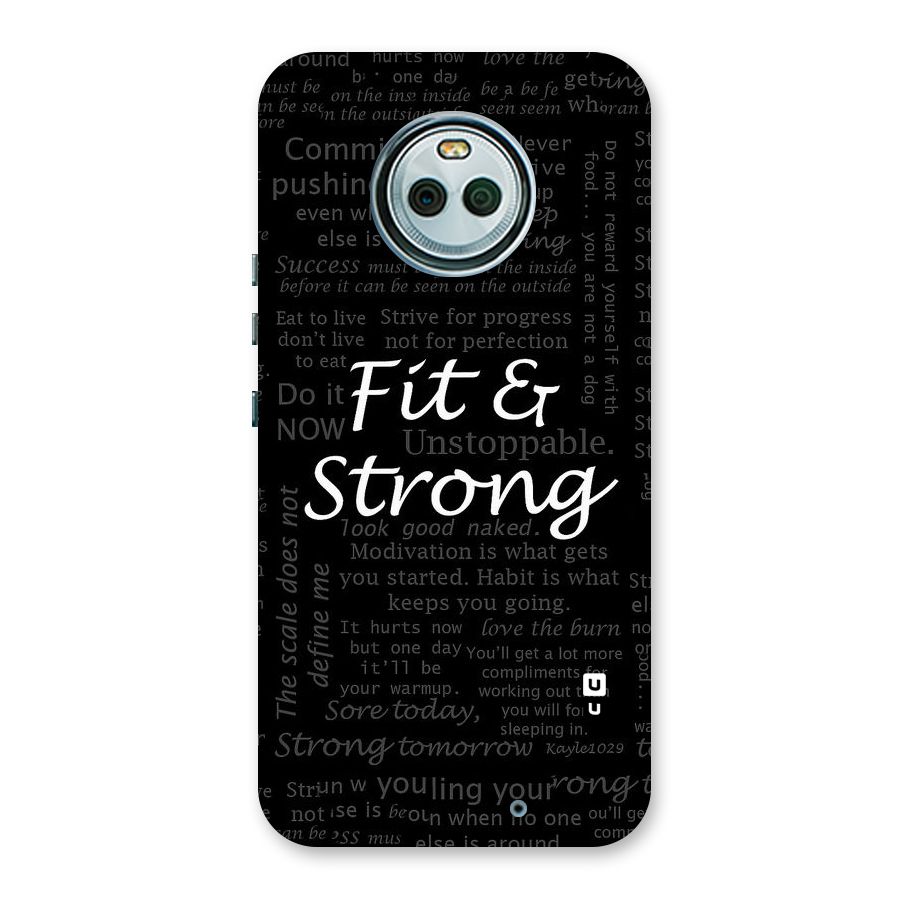Fit And Strong Back Case for Moto X4