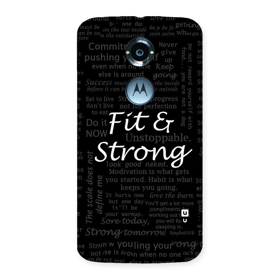 Fit And Strong Back Case for Moto X 2nd Gen
