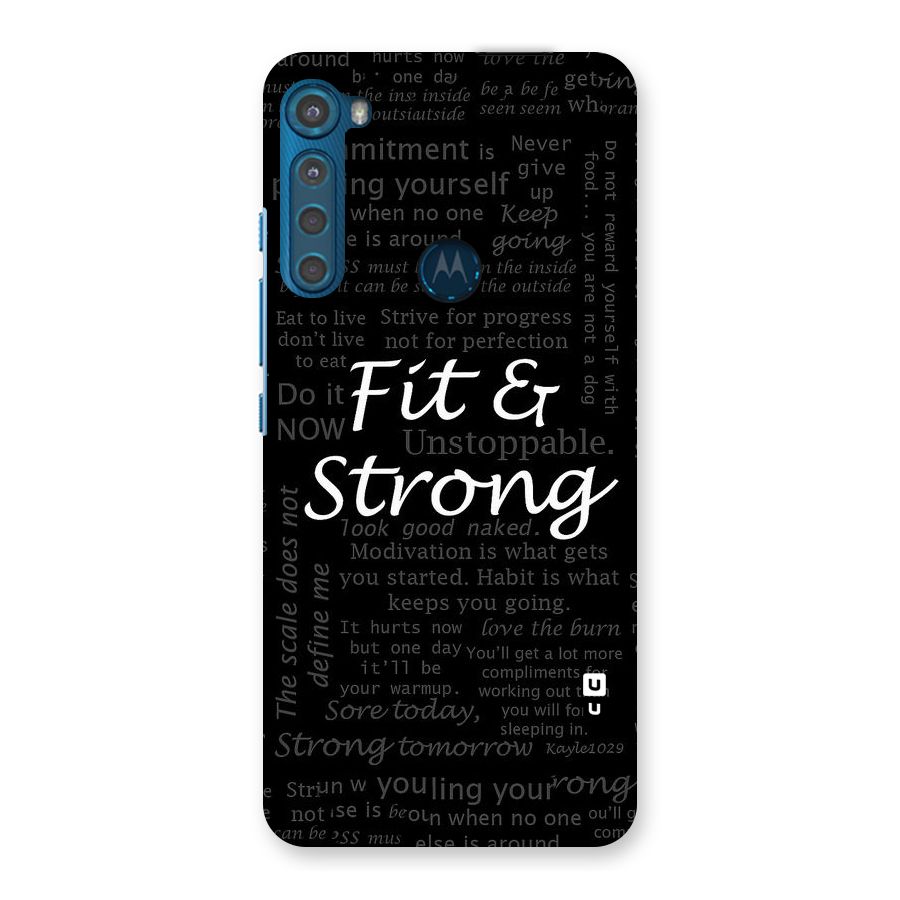 Fit And Strong Back Case for Motorola One Fusion Plus