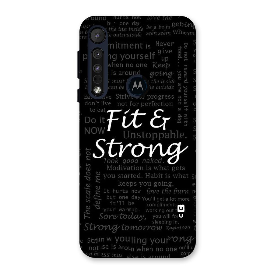 Fit And Strong Back Case for Motorola One Macro