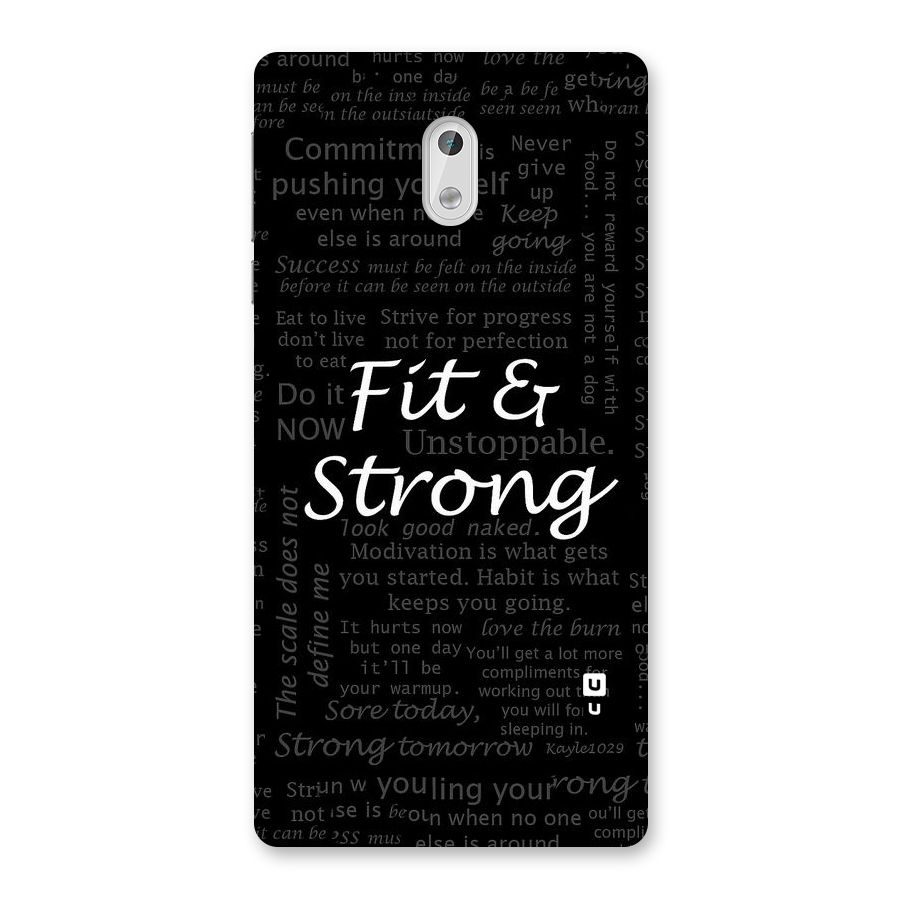 Fit And Strong Back Case for Nokia 3