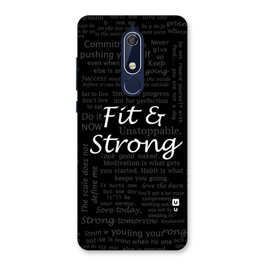 Fit And Strong Back Case for Nokia 5.1