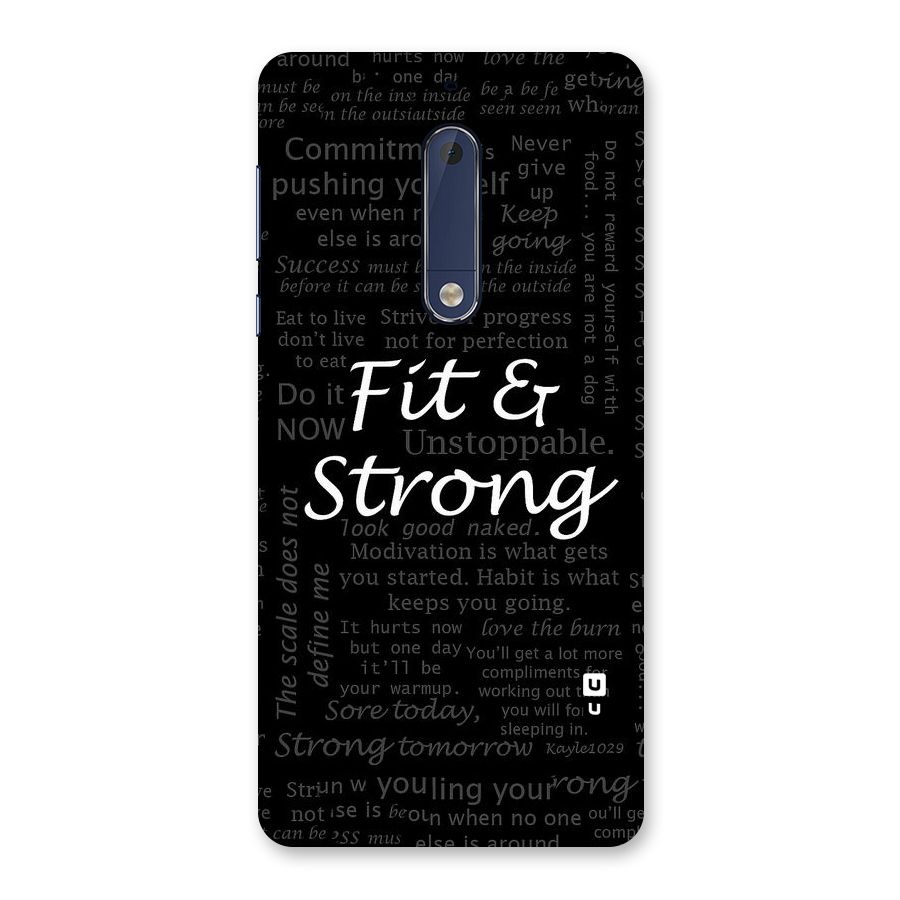 Fit And Strong Back Case for Nokia 5
