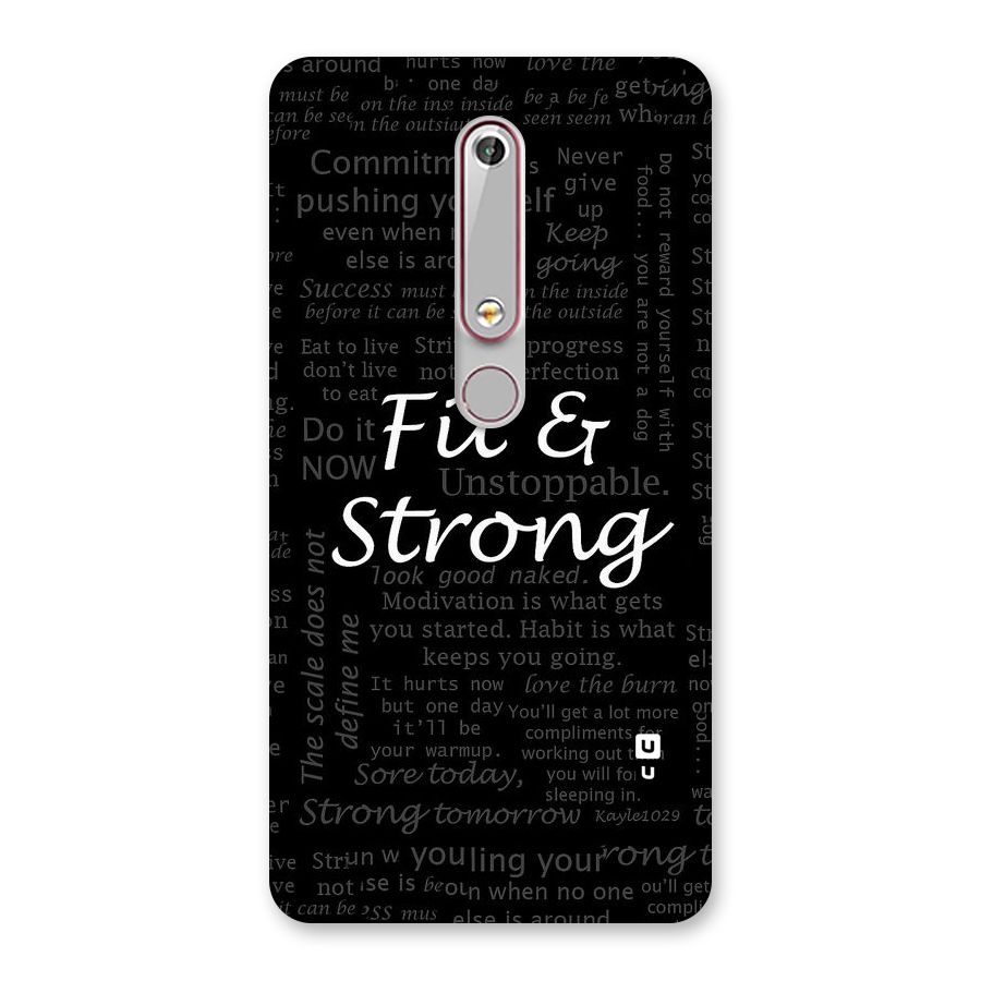 Fit And Strong Back Case for Nokia 6.1