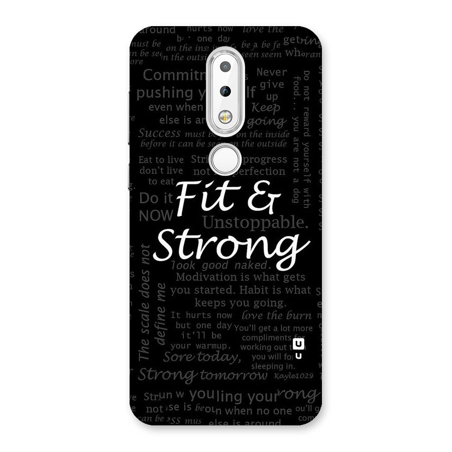 Fit And Strong Back Case for Nokia 6.1 Plus