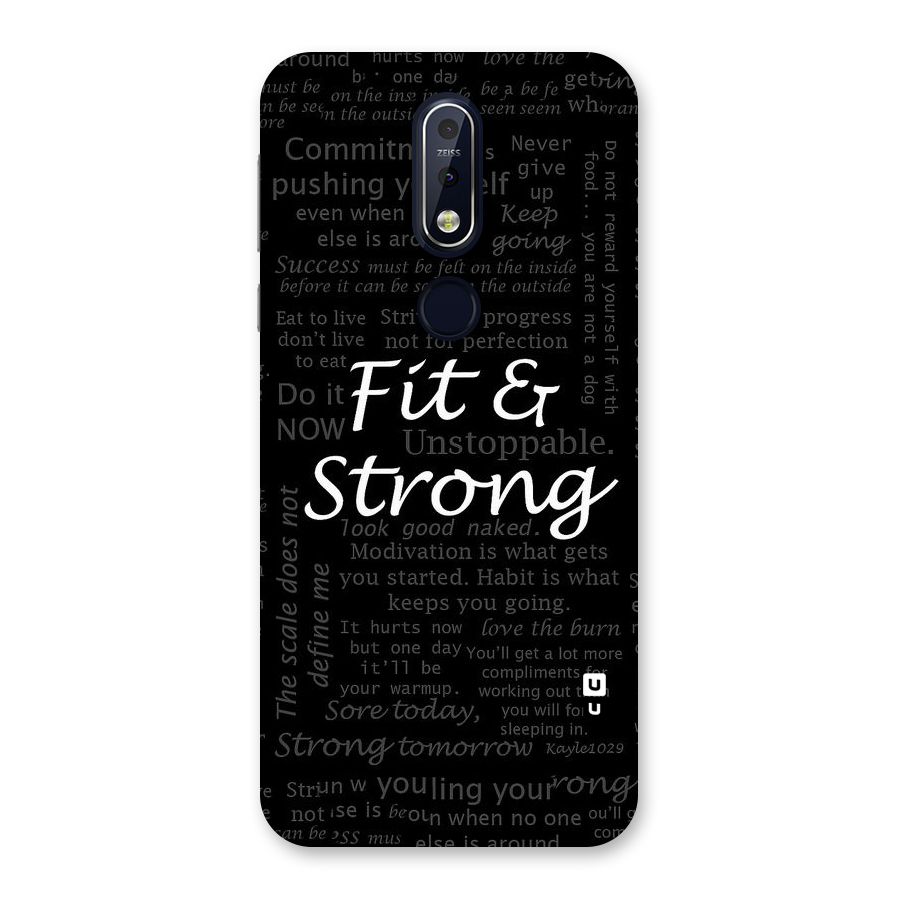 Fit And Strong Back Case for Nokia 7.1