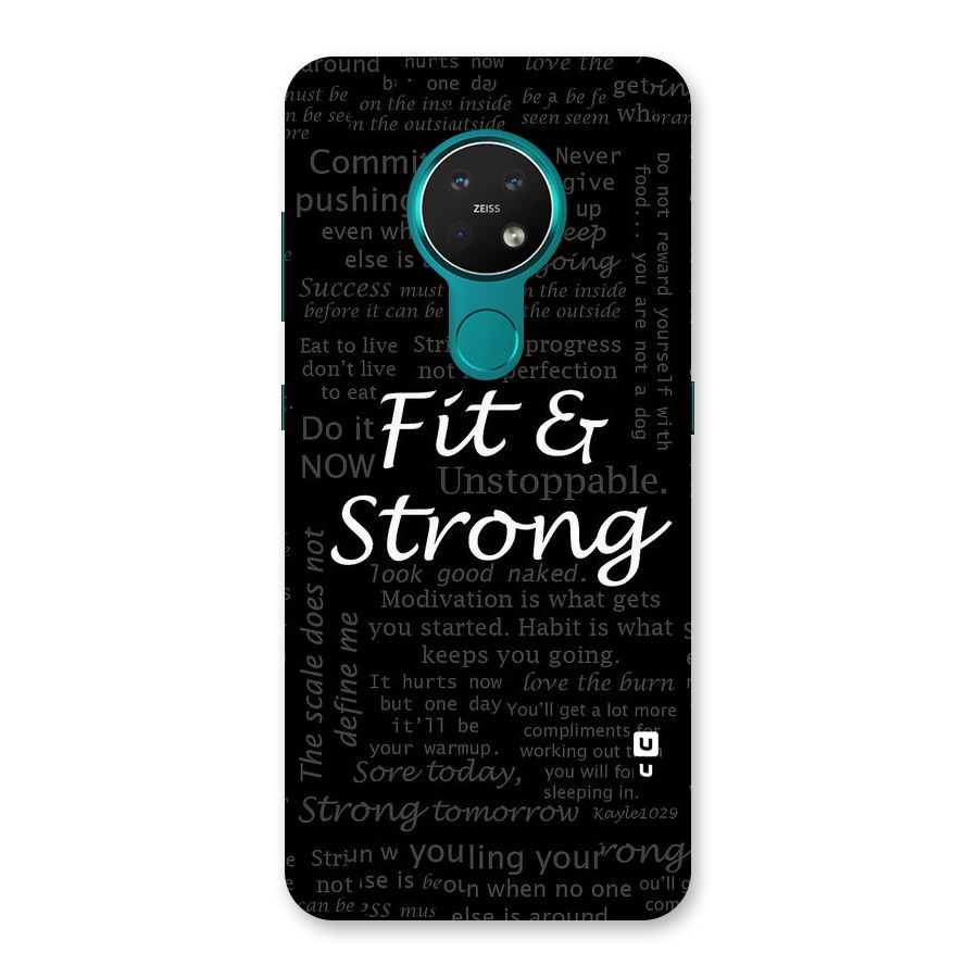 Fit And Strong Back Case for Nokia 7.2