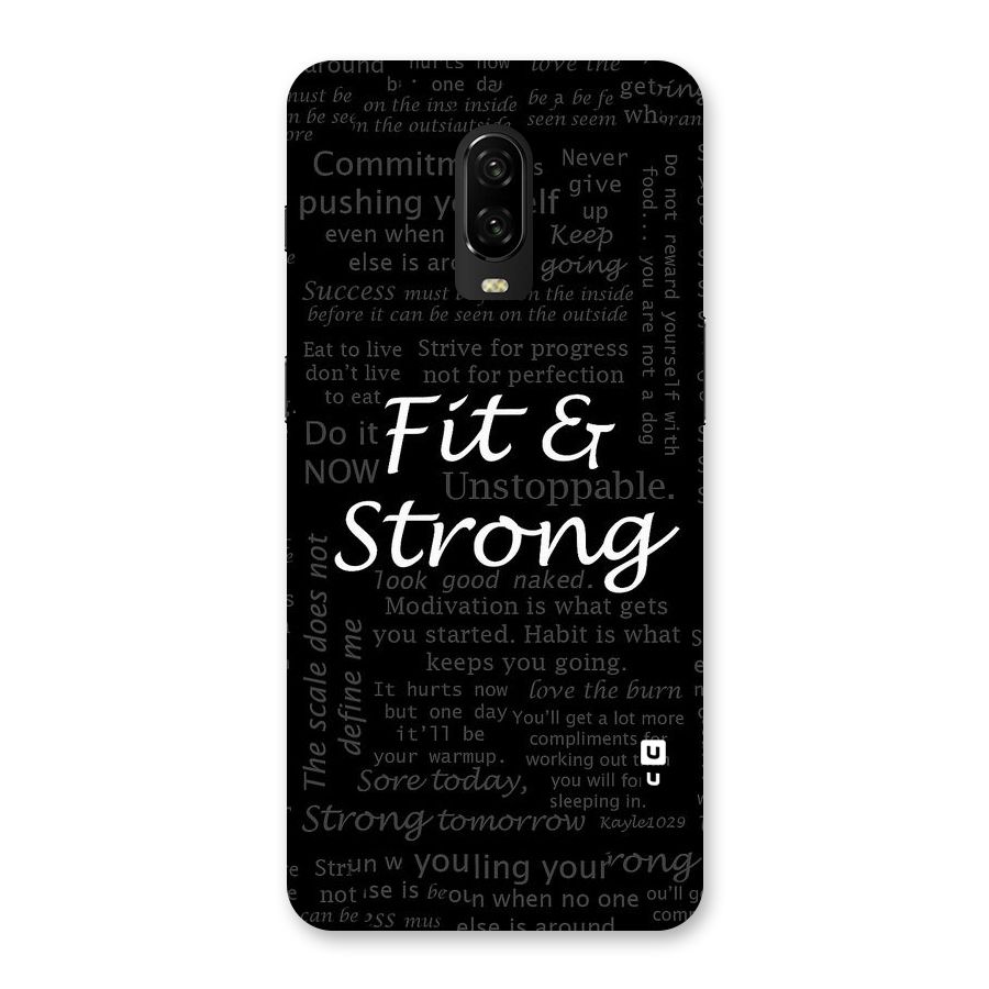 Fit And Strong Back Case for OnePlus 6T