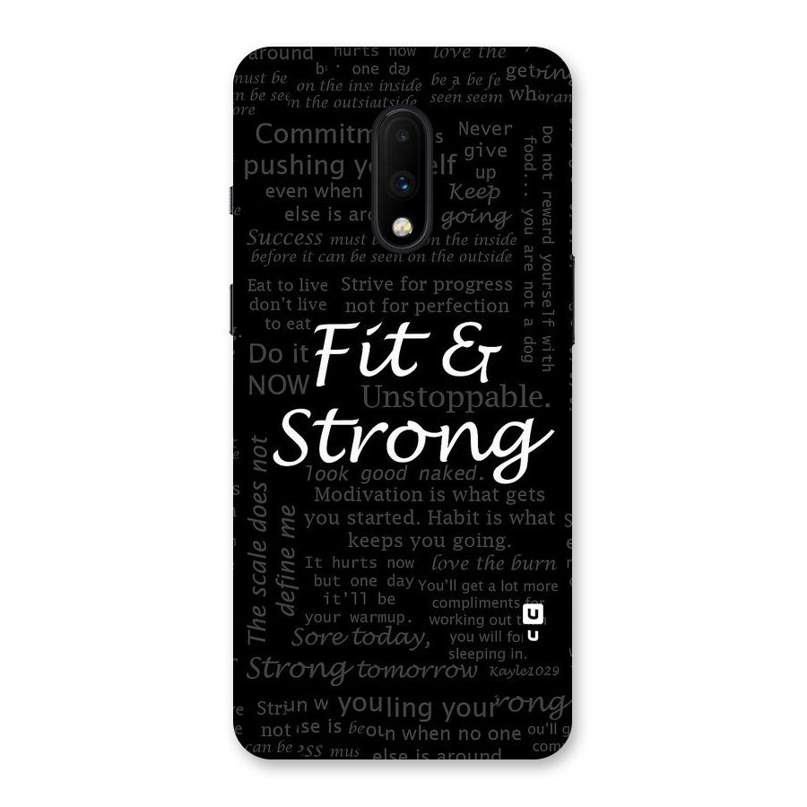 Fit And Strong Back Case for OnePlus 7