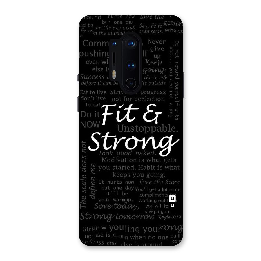 Fit And Strong Back Case for OnePlus 8 Pro