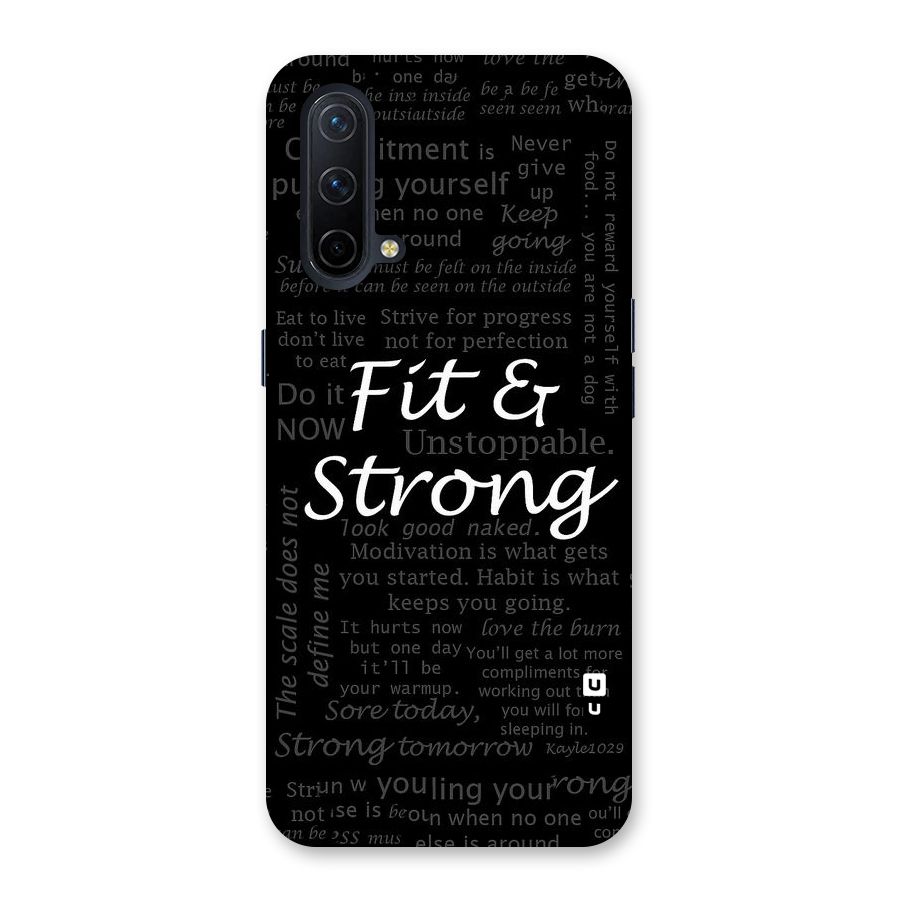 Fit And Strong Back Case for OnePlus Nord CE 5G