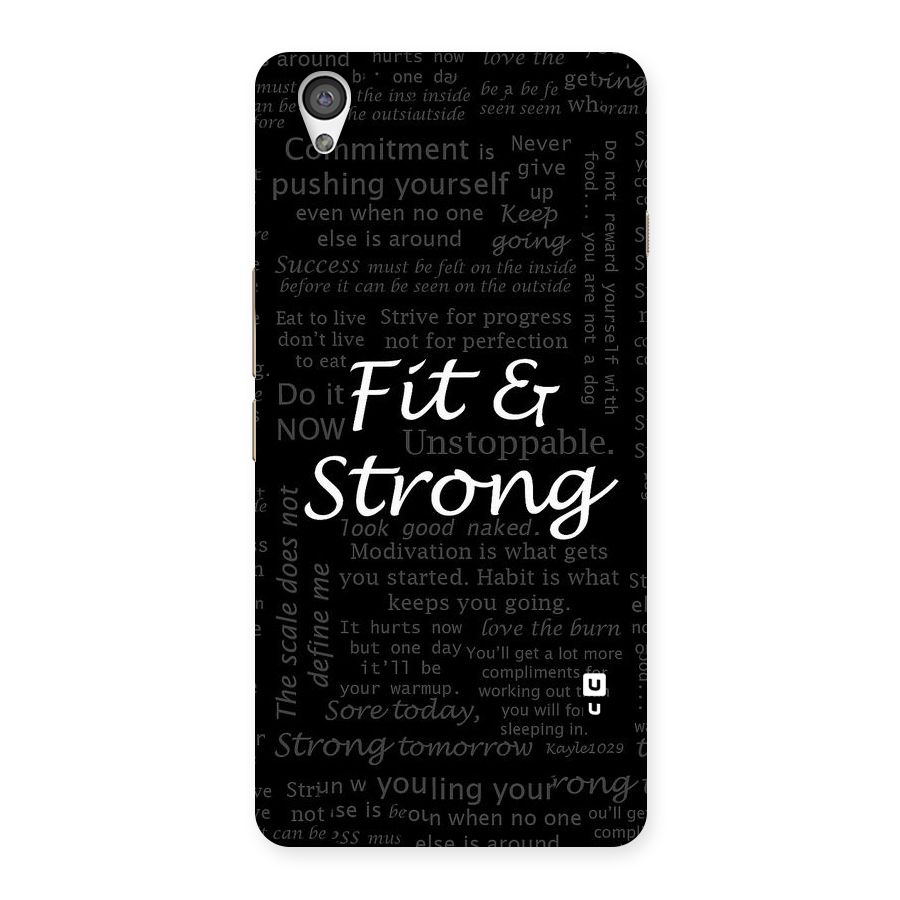Fit And Strong Back Case for OnePlus X