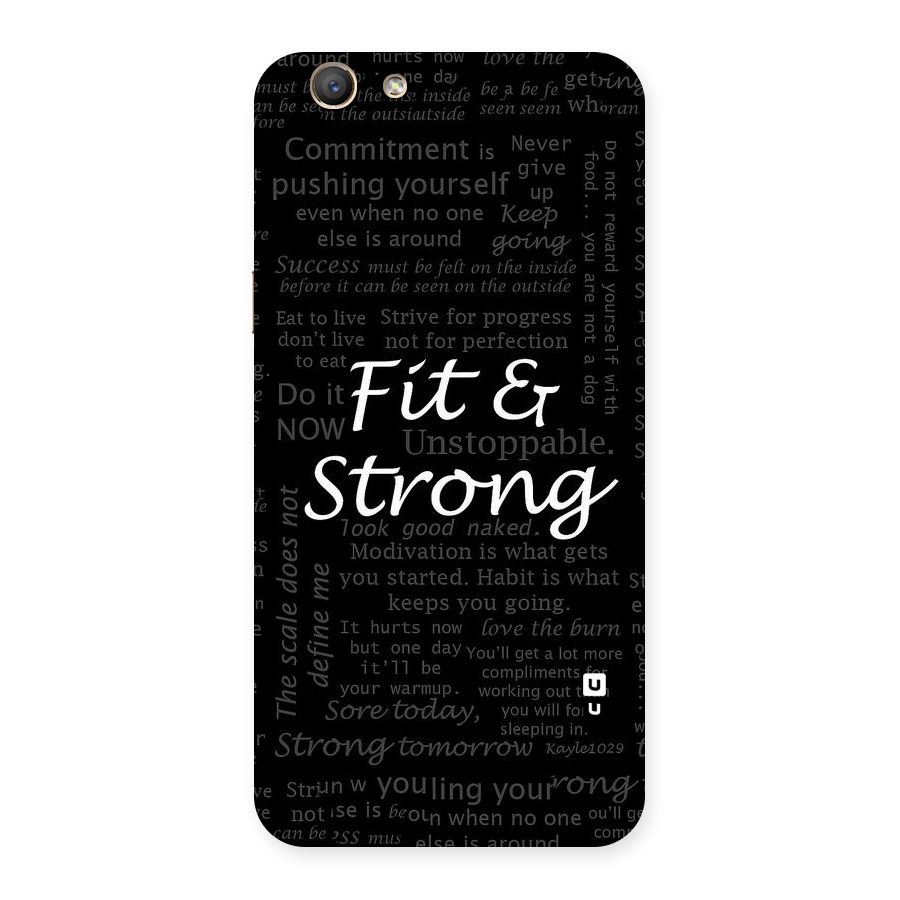 Fit And Strong Back Case for Oppo A59