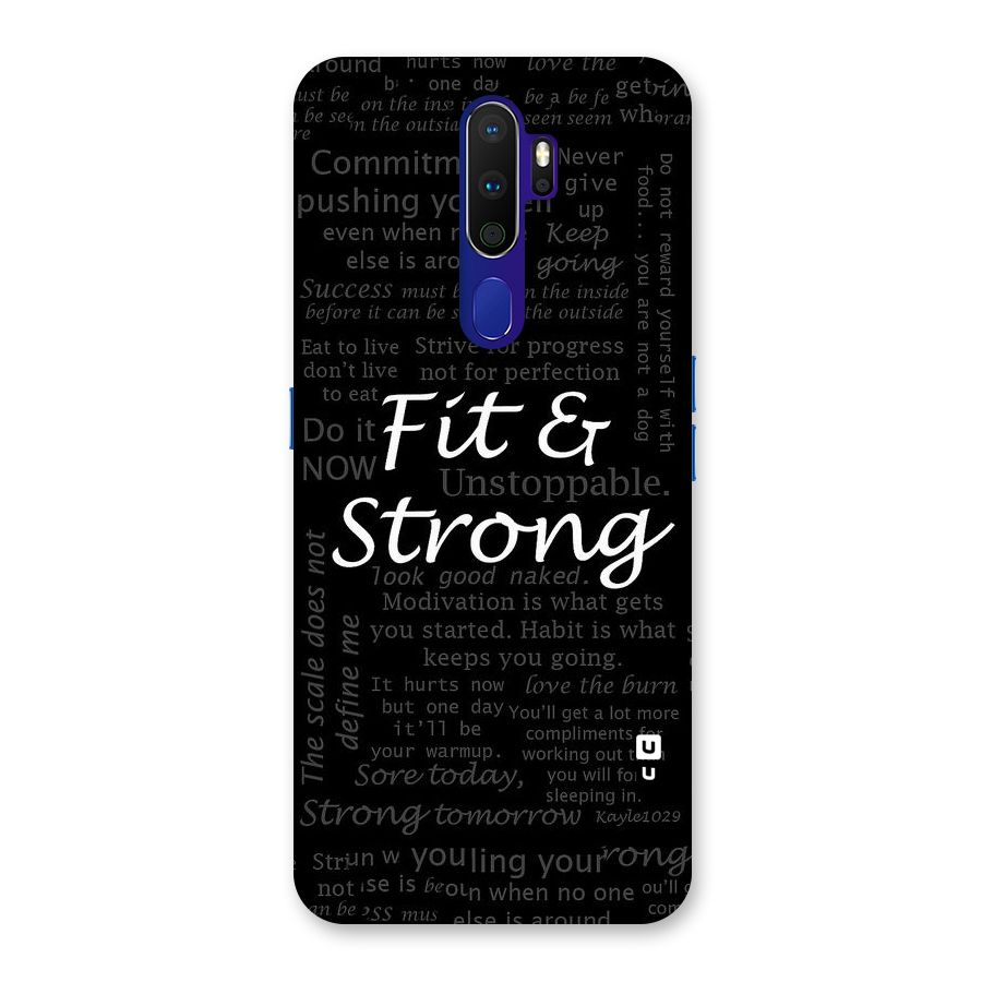Fit And Strong Back Case for Oppo A9 (2020)