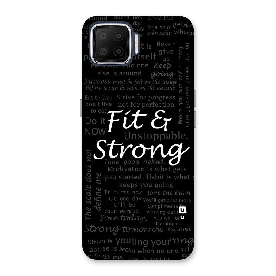 Fit And Strong Back Case for Oppo F17