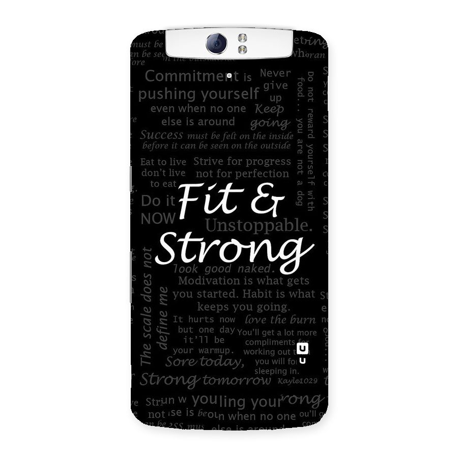 Fit And Strong Back Case for Oppo N1