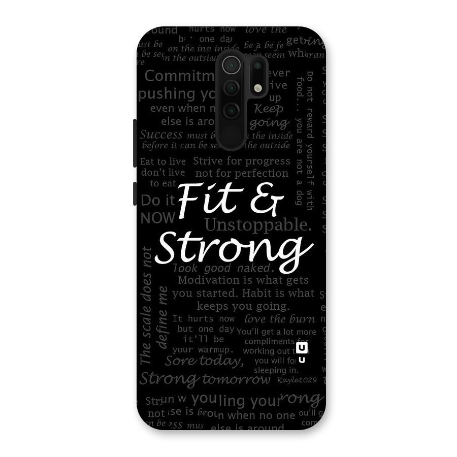 Fit And Strong Back Case for Poco M2