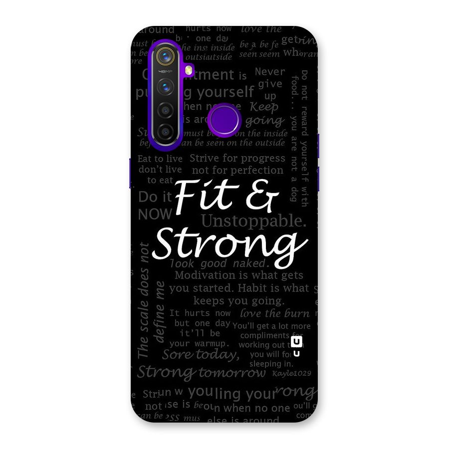 Fit And Strong Back Case for Realme 5 Pro