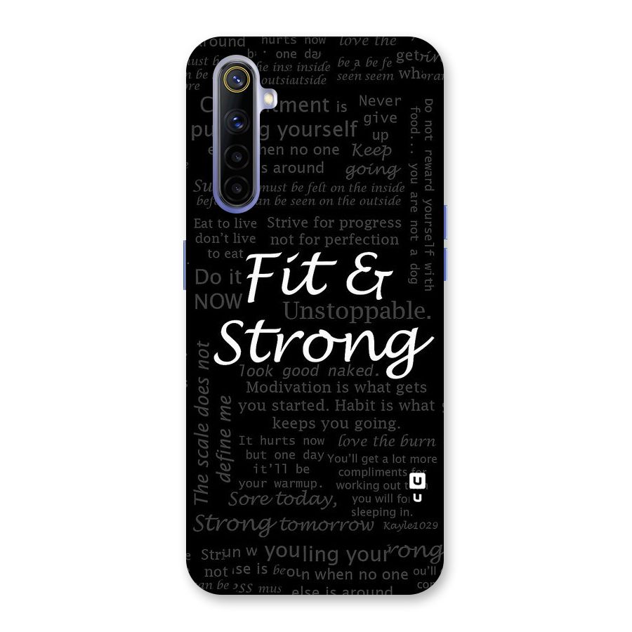 Fit And Strong Back Case for Realme 6