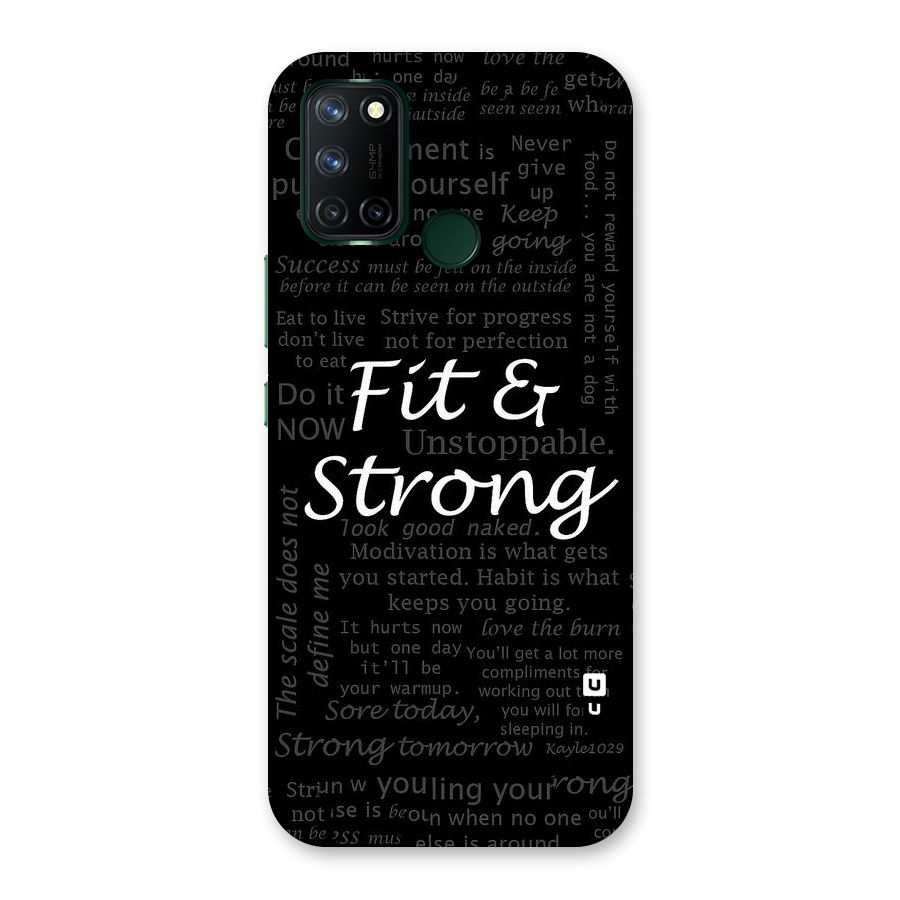 Fit And Strong Back Case for Realme 7i