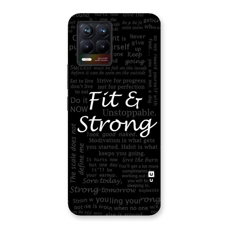 Fit And Strong Back Case for Realme 8