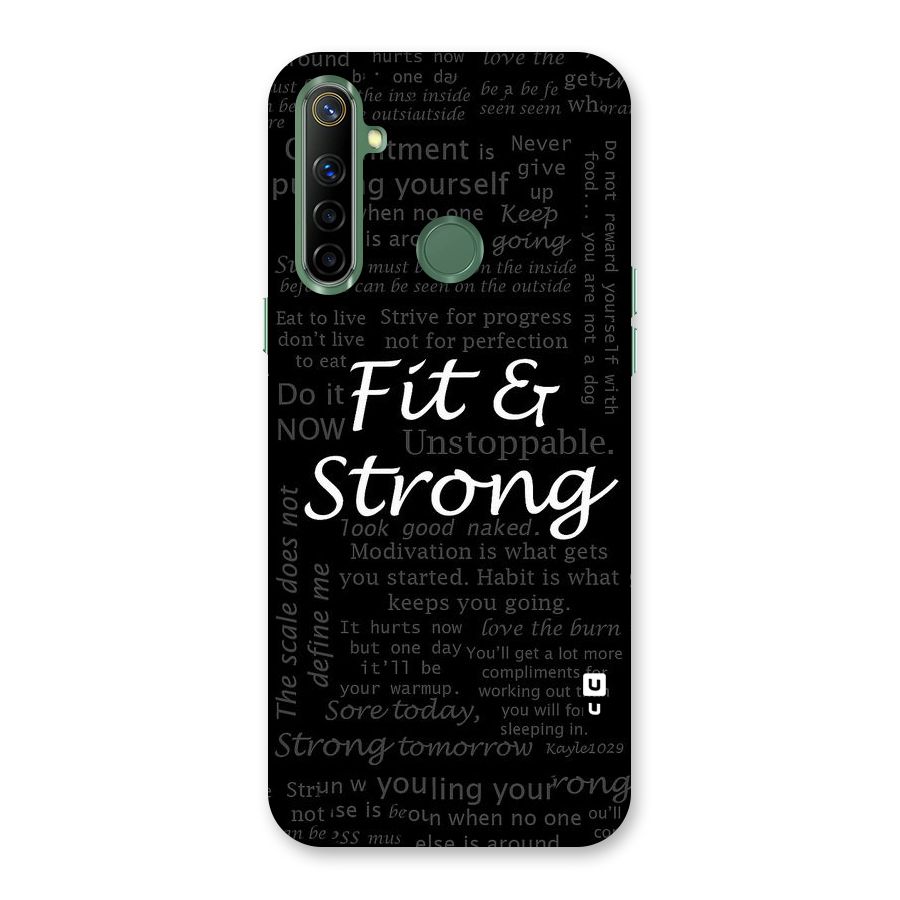 Fit And Strong Back Case for Realme Narzo 10