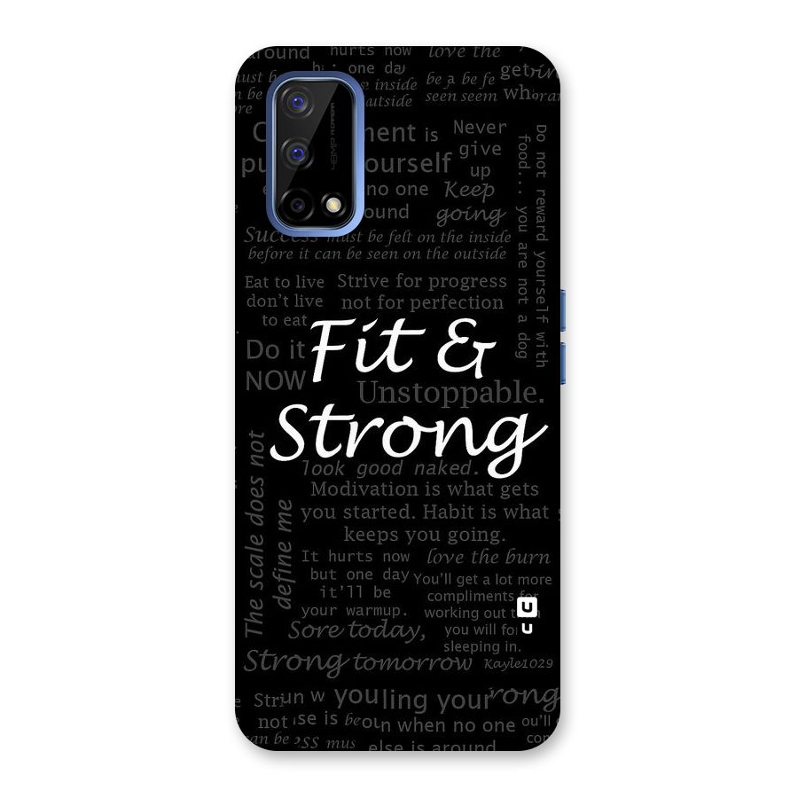 Fit And Strong Back Case for Realme Narzo 30 Pro