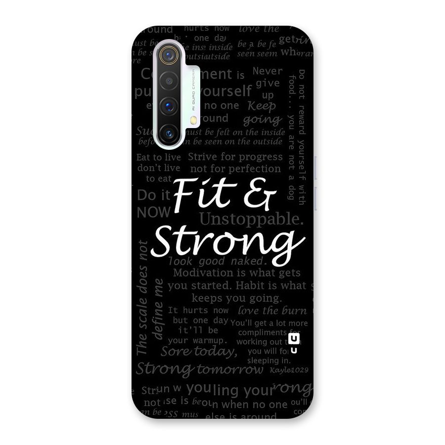 Fit And Strong Back Case for Realme X3