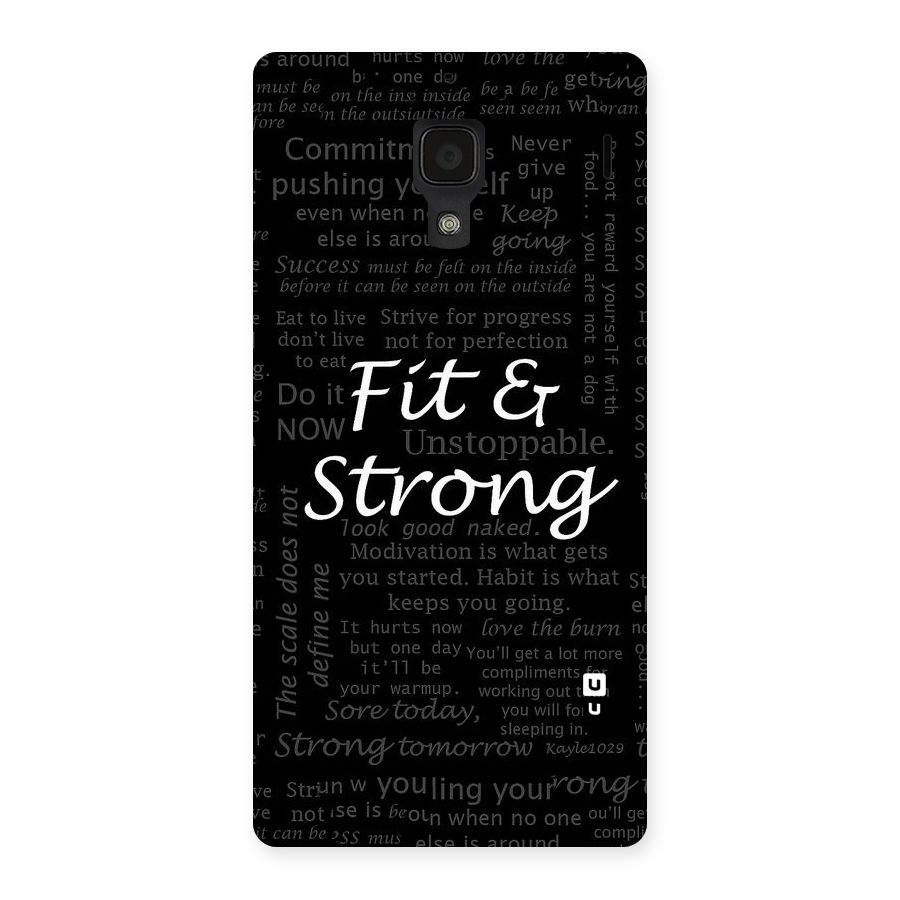 Fit And Strong Back Case for Redmi 1S