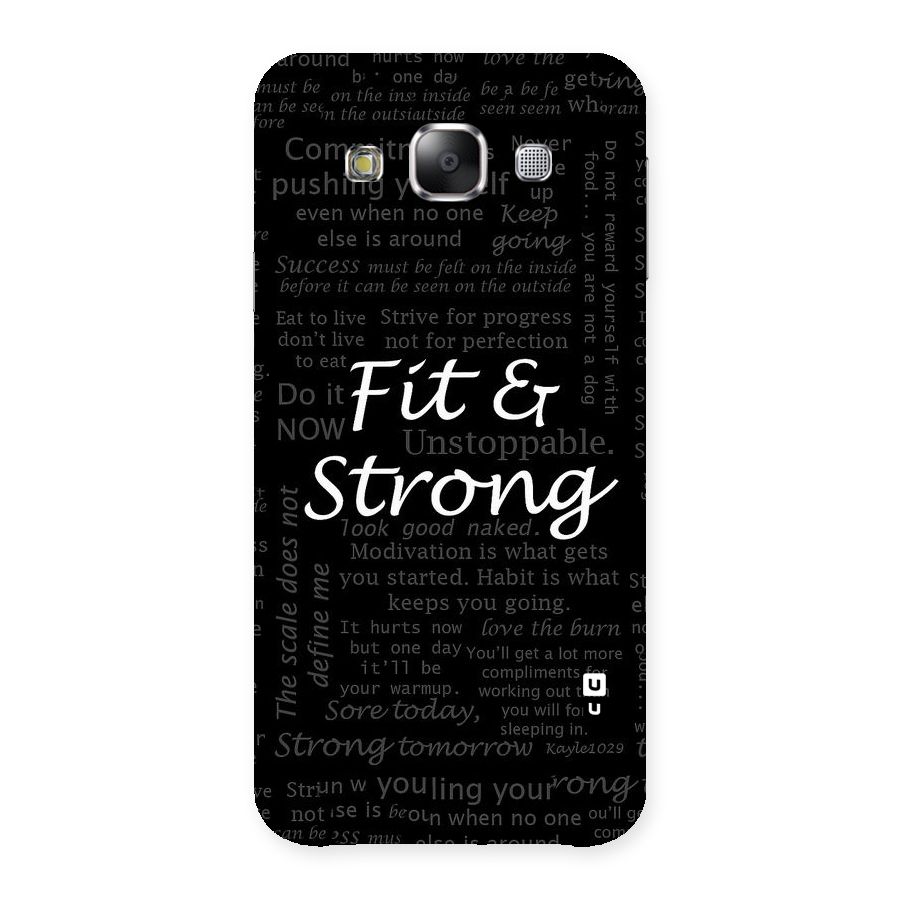 Fit And Strong Back Case for Samsung Galaxy E5