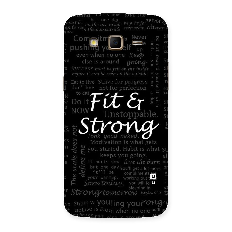 Fit And Strong Back Case for Samsung Galaxy Grand 2