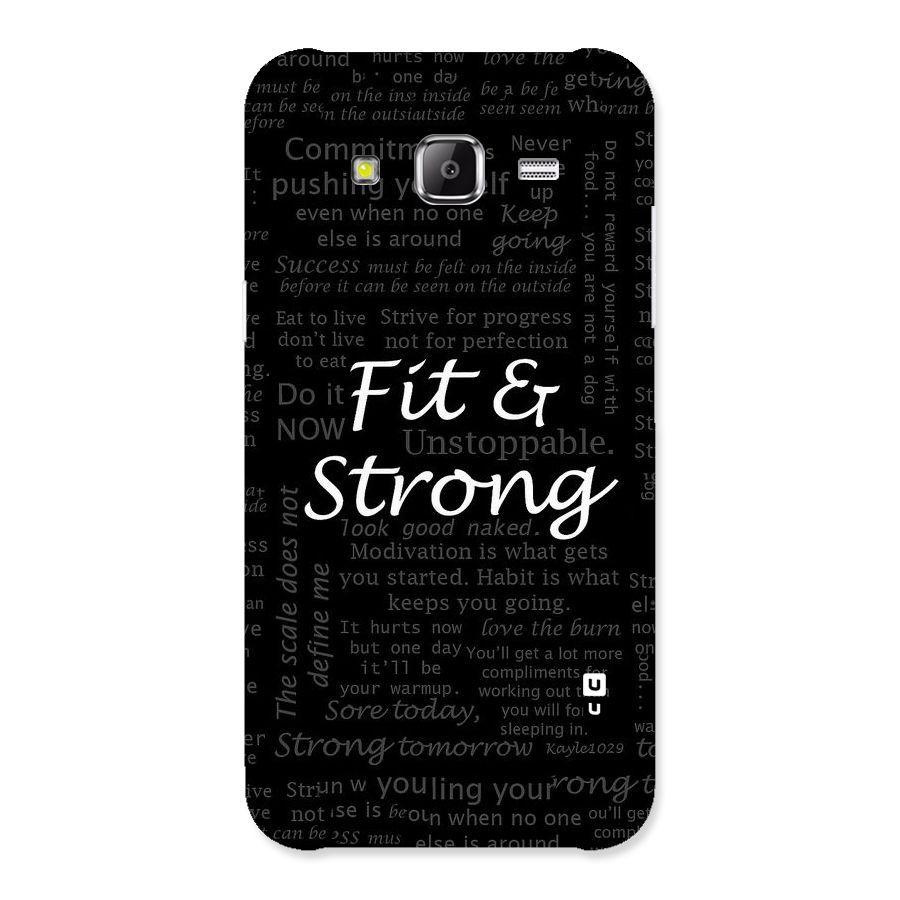 Fit And Strong Back Case for Samsung Galaxy J2 Prime