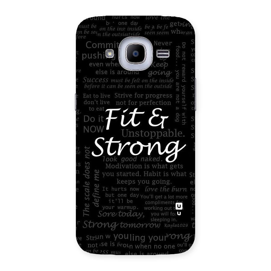 Fit And Strong Back Case for Samsung Galaxy J2 Pro