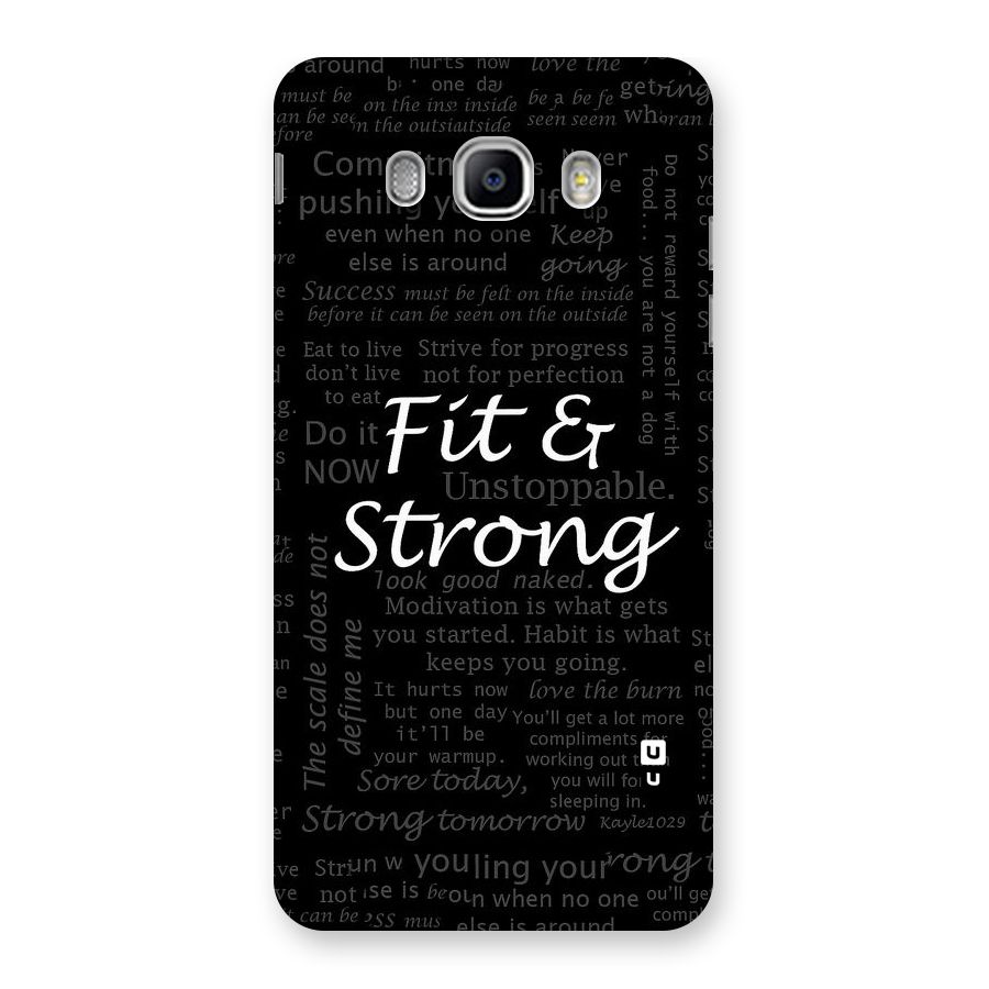 Fit And Strong Back Case for Samsung Galaxy J5 2016