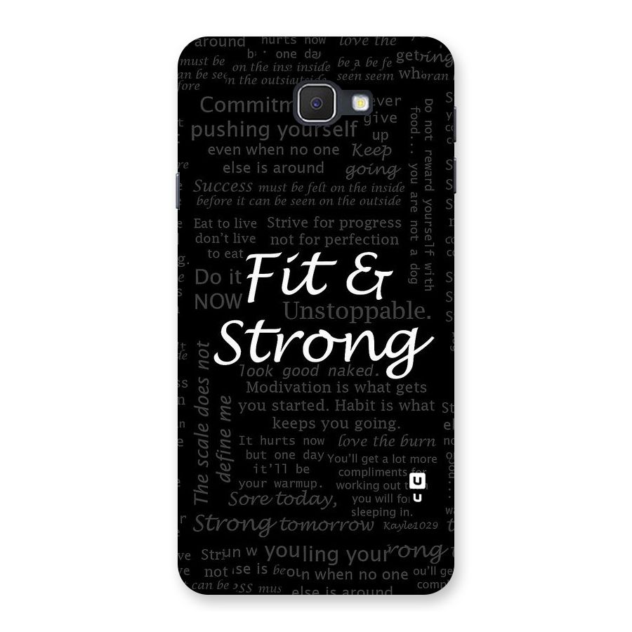 Fit And Strong Back Case for Samsung Galaxy J7 Prime