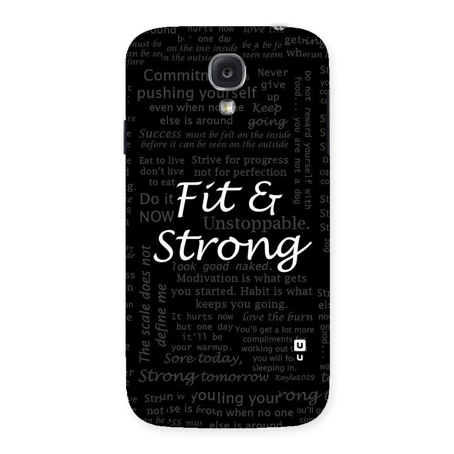 Fit And Strong Back Case for Samsung Galaxy S4