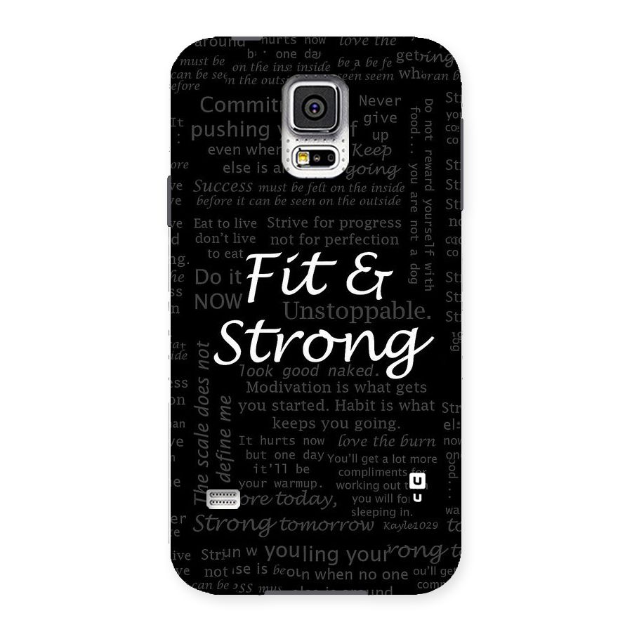 Fit And Strong Back Case for Samsung Galaxy S5