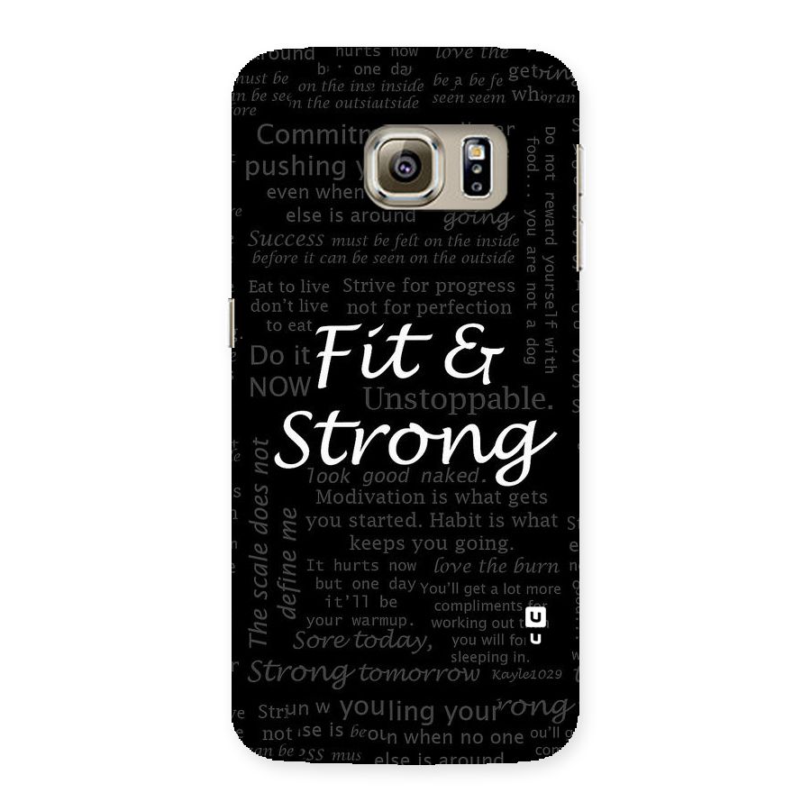 Fit And Strong Back Case for Samsung Galaxy S6 Edge