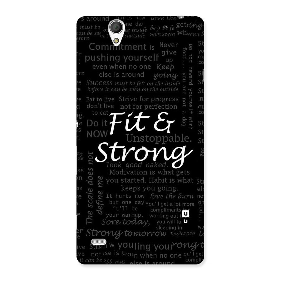 Fit And Strong Back Case for Sony Xperia C4