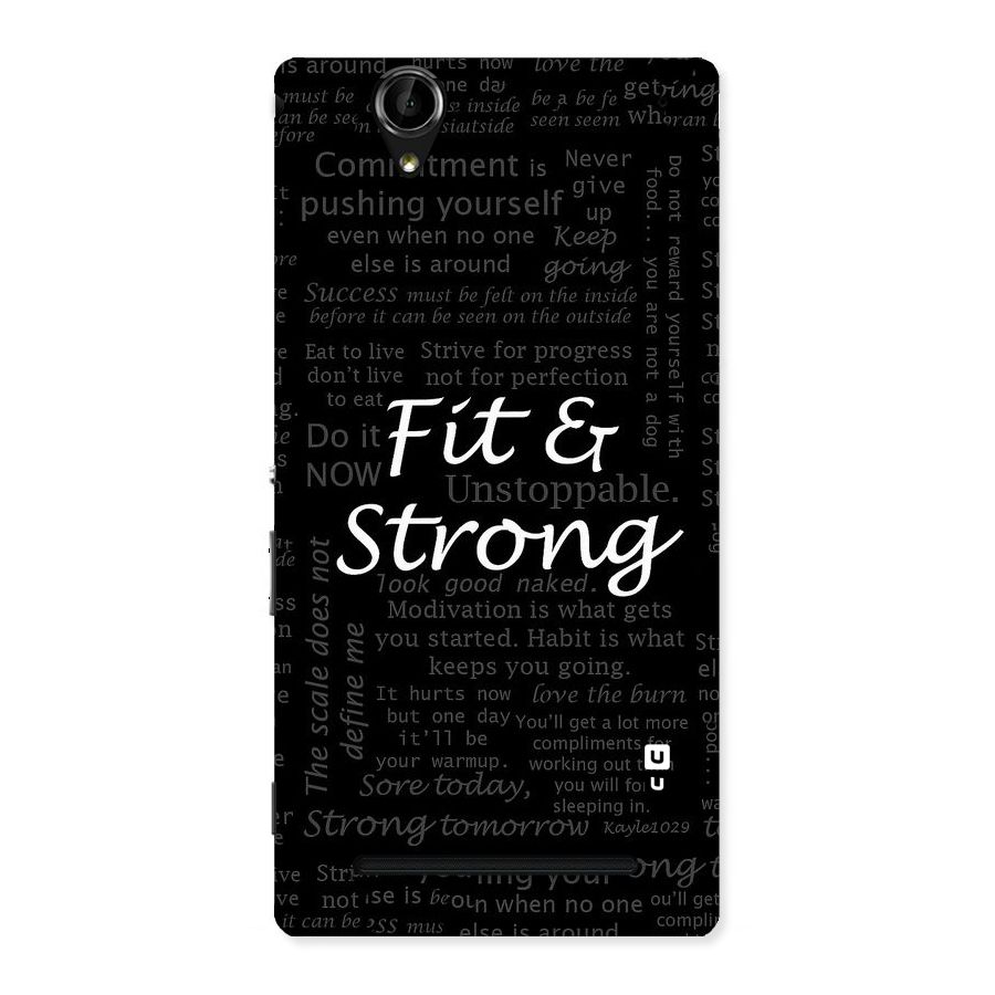 Fit And Strong Back Case for Sony Xperia T2