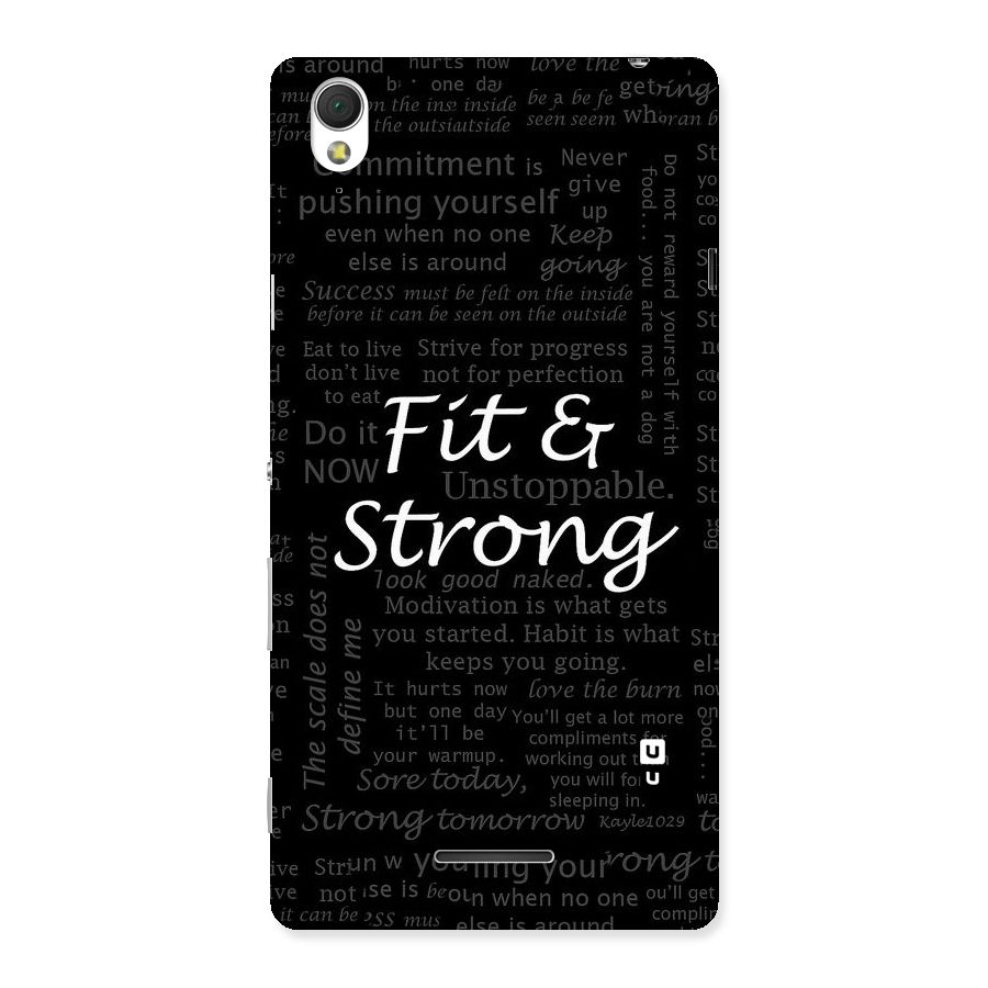 Fit And Strong Back Case for Sony Xperia T3