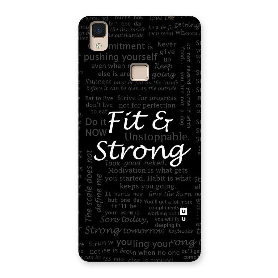 Fit And Strong Back Case for V3 Max