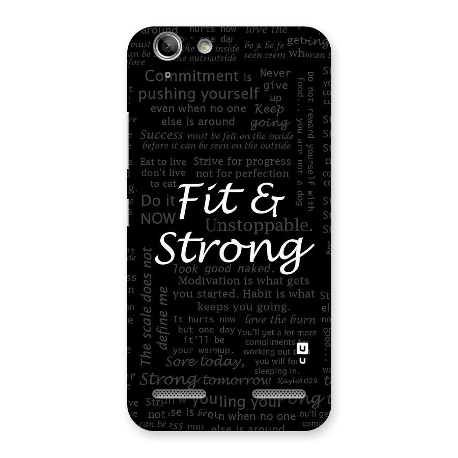 Fit And Strong Back Case for Vibe K5 Plus