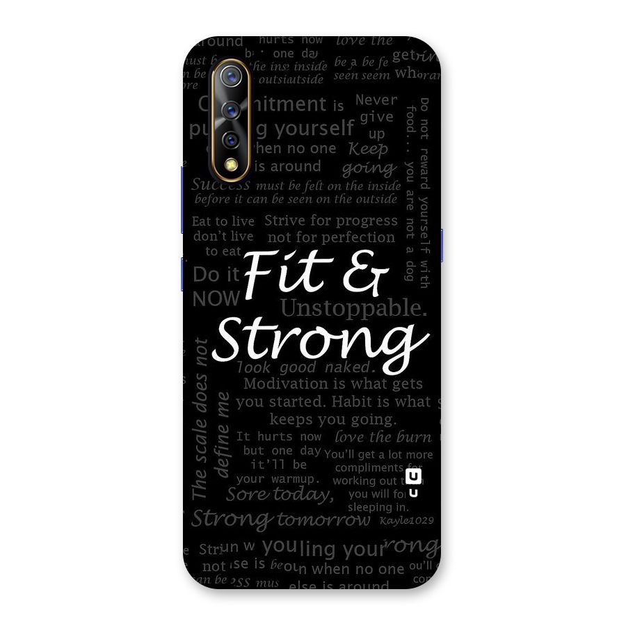 Fit And Strong Back Case for Vivo S1