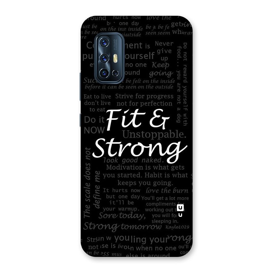 Fit And Strong Back Case for Vivo V17